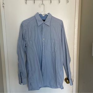 🇮🇹 Ermenegildo Zegna Dress Shirt - L - Microstriped